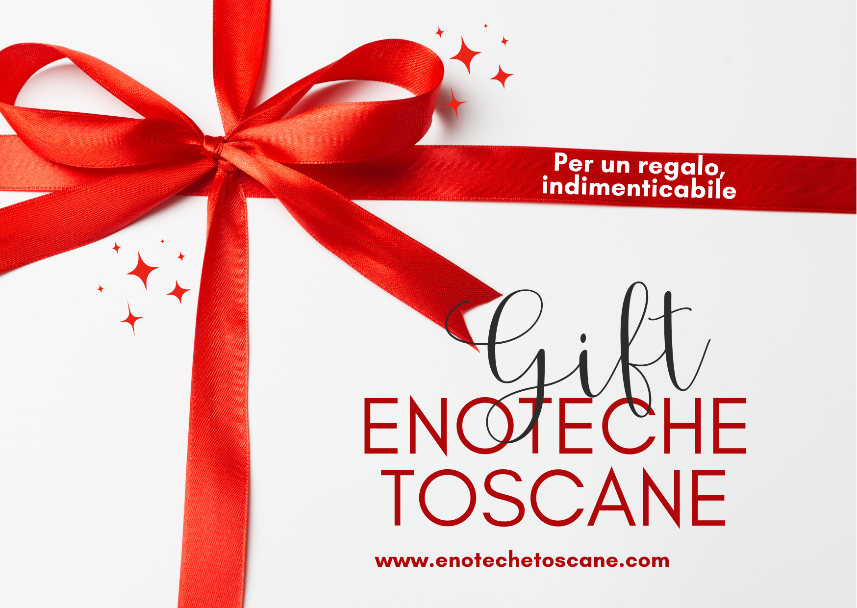 Carta Riserva Enoteche Toscane, carta regalo elegante con design raffinato, ideale per appassionati di vino e enogastronomia.